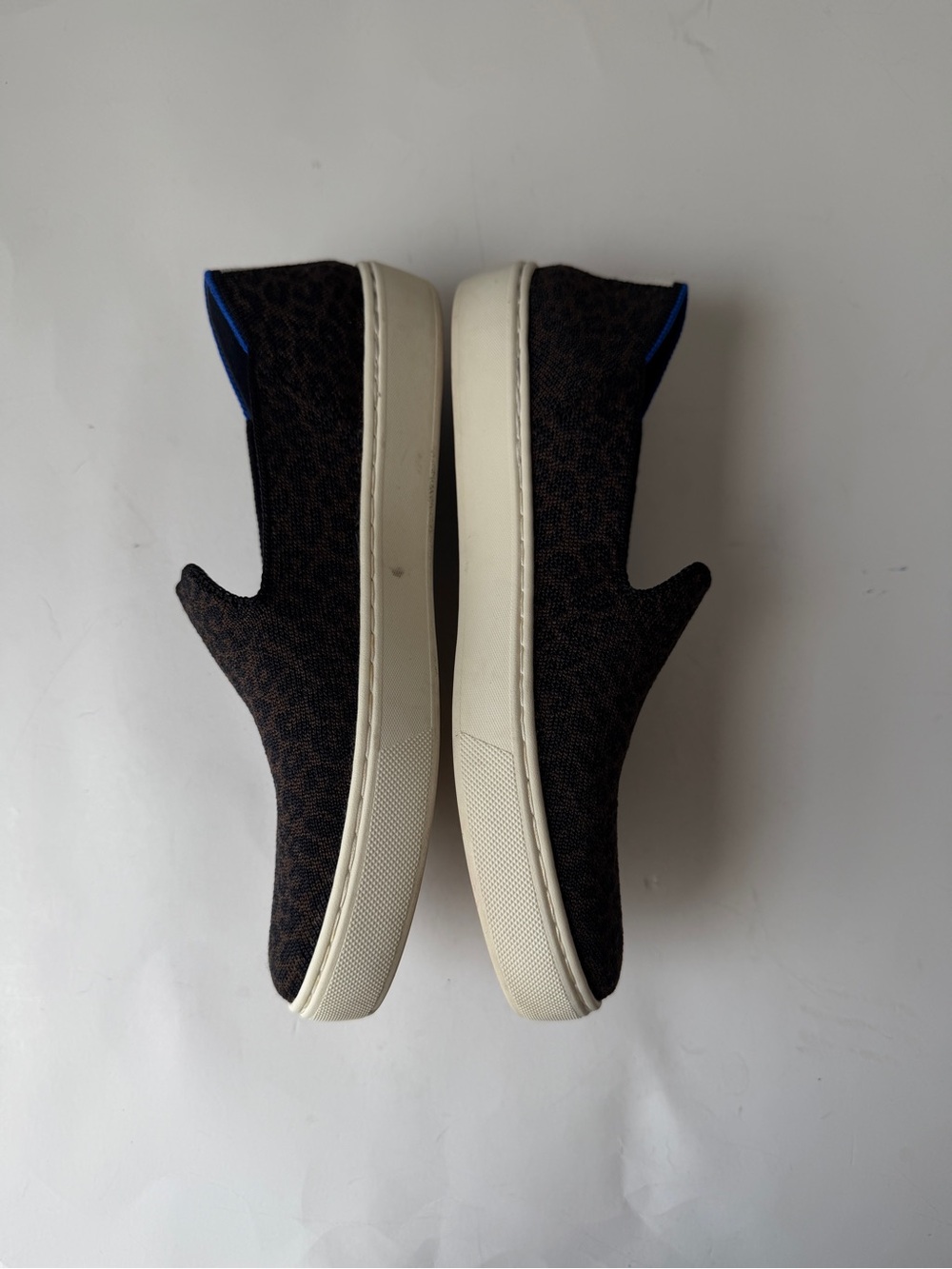 Rothy’s The Sneaker Slip On Shoes Espresso Spot Black Brown Knit Women’s Sz 7 - Picture 10 of 13